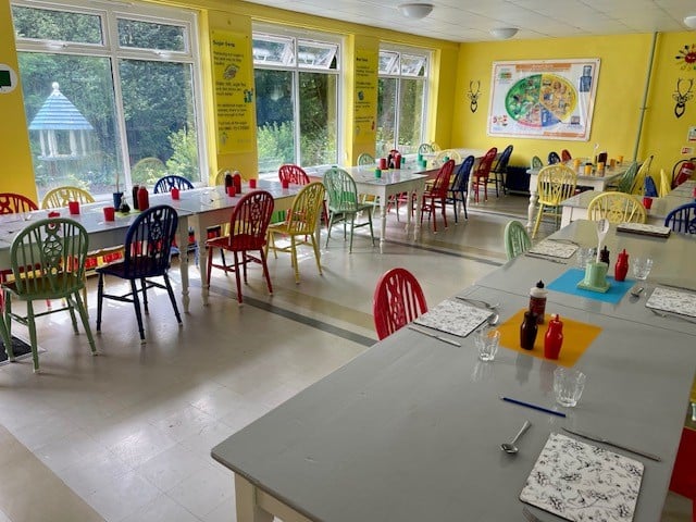 Dining room in the main centre